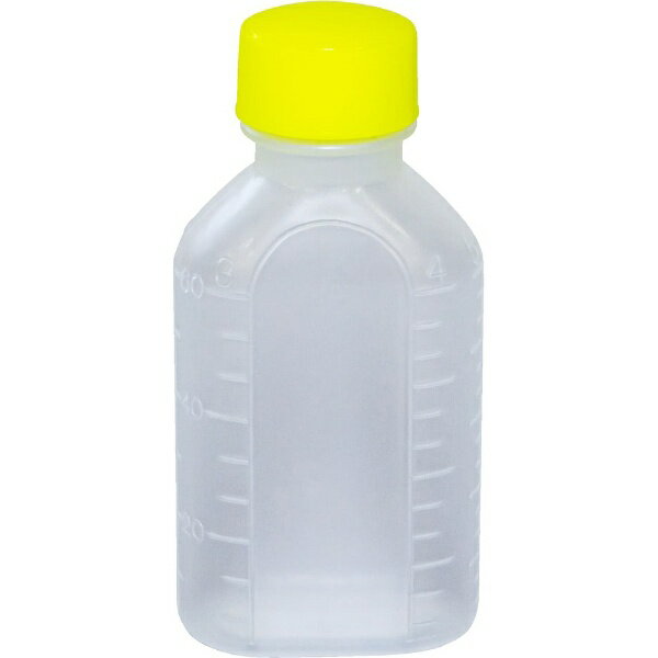 エムアイケミカル 投薬瓶PPB 原色白（未滅菌） 60cc（200本入） キャップ：黄
