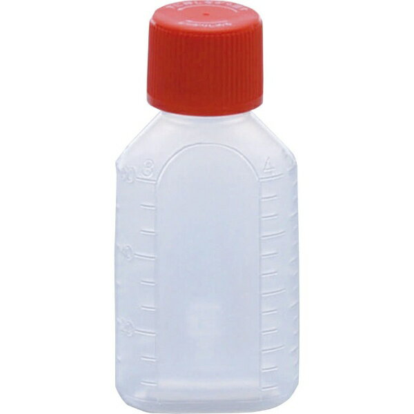エムアイケミカル 投薬瓶CRボトル 原色白（滅菌済） 60cc（15本入） キャップ：赤