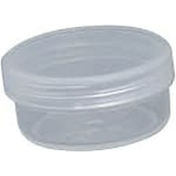 エムアイケミカル 軟膏容器プラ壷 透明（未滅菌）A-1号 5.5cc（100コ入） 透明