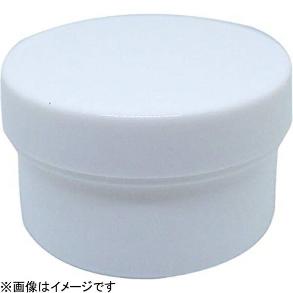 エムアイケミカル 軟膏容器プラ壷 白（未滅菌）A-6号 115cc（50コ入） キャップ：白