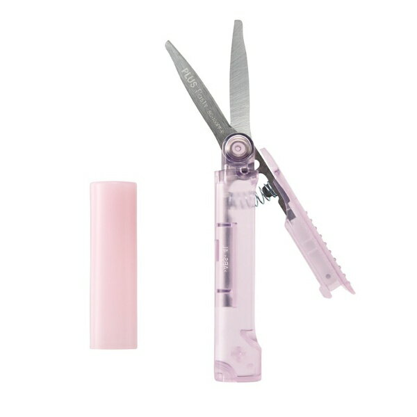 PLUS|プラス Pasty(パスティ) 携帯はさみ ポーチサイズ フッ素コート ピンク SC-100PF-P