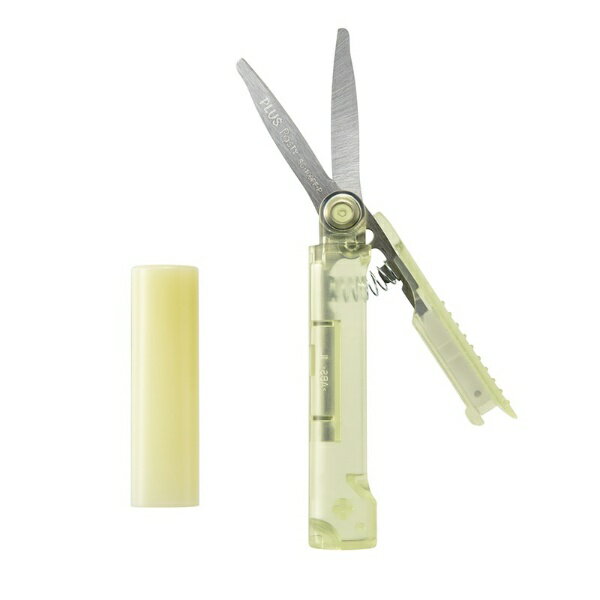 PLUS|プラス Pasty(パスティ) 携帯はさみ ポーチサイズ フッ素コート イエロー SC-100PF-P