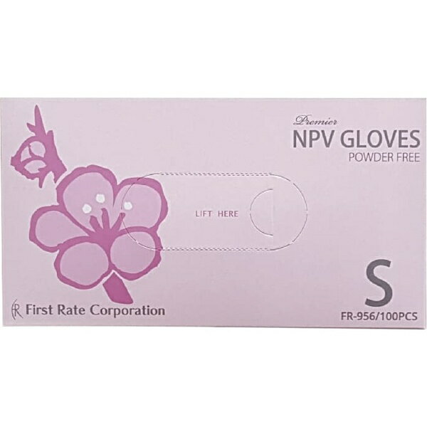 ファーストレイト｜First Rate プレミア・NPVグローブ（バラ） S FR-956 100枚入 ホワイト
