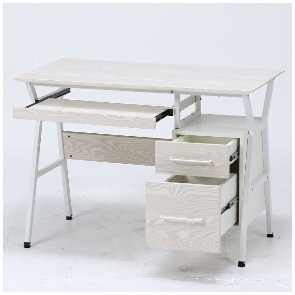 【エントリーで最大全額ポイント還元|12/11まで】 不二貿易|Fuji Boeki デスク クレバー ホワイト 18575 [2]