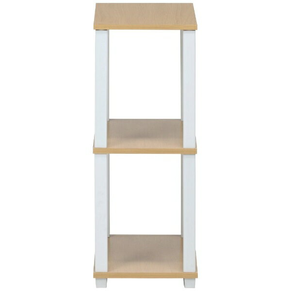 不二貿易｜Fuji Boeki フィット 3段ラック NA×WH ナチュラル×ホワイト 99771