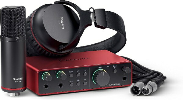 FOCUSRITE｜フォーカスライト オーディオインターフェースセット Scarlett 2i2 Studio Pack(gen4)