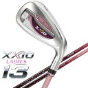 ダンロップ ゼクシオ｜DUNLOP XXIO アイアン XXIO LADIES Iron ゼクシオ レディス アイアン #6《ゼクシオ MP1300L カーボンシャフト ボルドー》硬さ(Flex)：L【返品交換不可】 その1