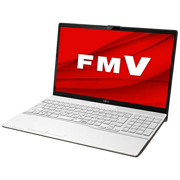 富士通｜FUJITSU ノートパソコン FMV LIFEBOOK AH480/H プレミアムホワイト FMVA480HW [15.6型 /Windows11 Home /AMD Ryzen 5 /メモリ：16GB /SSD：256GB /Office HomeandBusiness /2023年11月…
