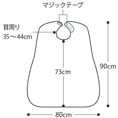 日本エンゼル｜Nihon Angel 食事用エプロン 6060A フルーツグリーン
