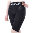 RINPAS|リンパス レディース 着圧サポーター スパッツ【1枚入り】(Lサイズ/ブラック) 1Z00-RPLSLK