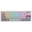 DUCKYb_bL[ Q[~OL[{[h One 3 Mini 60%(Cherry RGB Vo[Epz) Mist dk-one3-mist-rgb-mini-silver [L /USB]