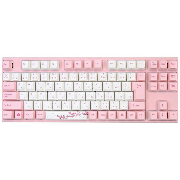 Varmilo｜アミロ ゲーミングキーボード Sakura 92 V2(ローズ軸) vm-vem92-a042-rose [有線 /USB]