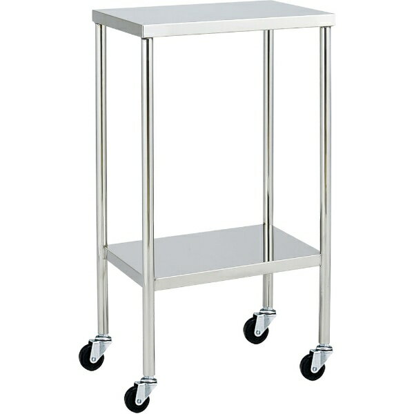 マツヨシ｜Matsuyoshi 器械台 手摺なし φ50mmキャスター MY-1015A （450×300×800