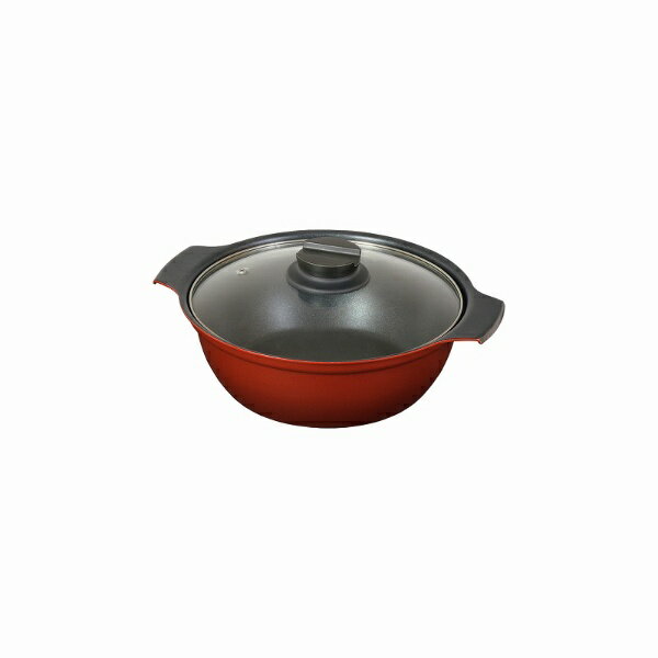 パール金属｜PEARL METAL 旨味　ふっ素加工IH対応ガラス蓋付 卓上鍋20cm HB-6963 [IH対応]