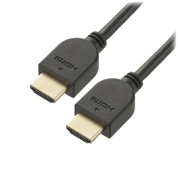 【 特 長 】● イーサネット対応ハイスピードHDMIケーブル● HDMI規格（High Speed HDMI Cable with Ethernet）認証済● 4K×2K解像度/3D映像/HDMIイーサネットチャンネル/オーディオリターンチャンネル対応● 当社従来品ケーブルより16%スリム化、やわらかく狭い場所でも配線しやすい● 1本のケーブルによって高精細デジタル映像信号及び高音質デジタル音声信号を伝送可能です● HDMIイーサネットチャンネル（HEC）に対応します● オーディオリターンチャンネル（ARC）に対応します● 端子部分に24金メッキを採用。接触による劣化を少なくし、さびに強く、経年変化による画質・音質の劣化を防ぎ、忠実に信号を伝送● 3重シールド構造によって、外来ノイズを低減し、高遮蔽性を実現● 鉛を含まない、環境にやさしい無鉛はんだを使用● 高純度O.F.C.線使用【 仕 様 】■ コネクター形状：HDMIプラグ（Aタイプ）⇔HDMIプラグ（Aタイプ）■ ケーブル長：3m