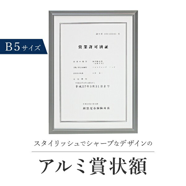 セリオ｜SERIO アルミ賞状額　B5 SRO-1324-00