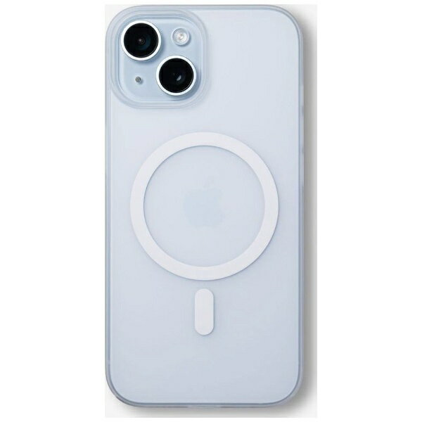 CASEFINITE｜ケースフィニット iPhone 15 FROST AIR ULTRA MAGNETIC ケース MagSafe対応 アイスホワイト FAUM1561W