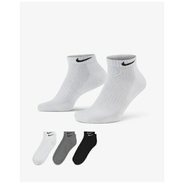 NIKE｜ナイキ メンズ トレーニング LOW ソックス エブリデイ クッションド 3足 (25...