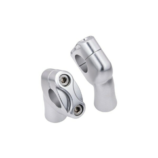 モートーン｜MOTONE CUSTOMS ハンドルライザー 25.4mm T100/T120 (02-25) Bobber (17-25) Speedmaster (18-25) シルバー MTE088+MTE070