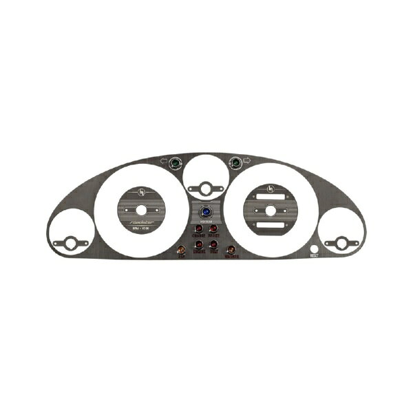 ジャスパフォーマンス｜Jass Performance メーターパネル(クラスターベゼル) ヴィンテージスタイル ブラックステンレスヘアライン NA6ロードスター JP-2118