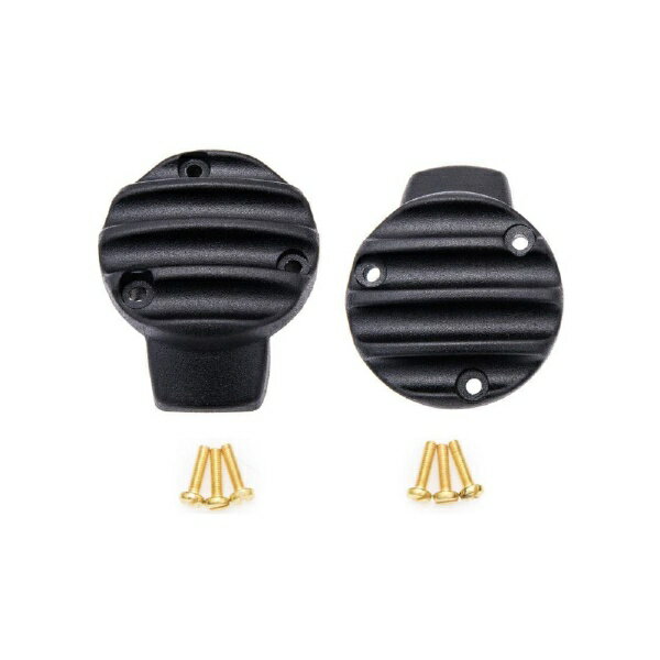 モートーン｜MOTONE CUSTOMS スロットルボディカバー リブ T120 (16-25) Thruxton1200/R/RS (16-24) Bobber (17-25) ブラック MMU017