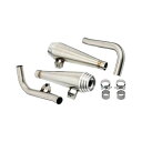モートーン|MOTONE CUSTOMS スリップオンマフラー SATURN V Bonneville Bobber (17-24) Speedmaster (18-24) ブラッシュ MTE154(2)
