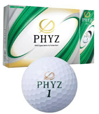 ブリヂストン PHYZ ホワイト ＜1ダース12球＞2019年モデル BRIDGESTONE GOLF ホワイト P9WX [12球 1ダース ディスタンス系]【返品交換不可】