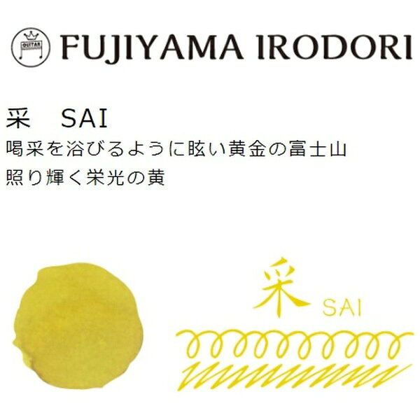 寺西｜Teranishi Chemical Industry ギター 万年筆インク 12ml FUJIYAMA IRODORI(...