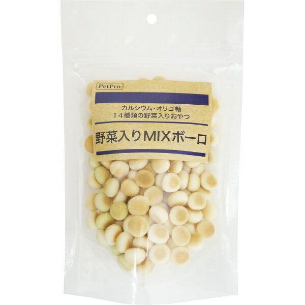 ペットプロジャパン｜PetPro おやつ 野菜入りMIXボーロ 80g