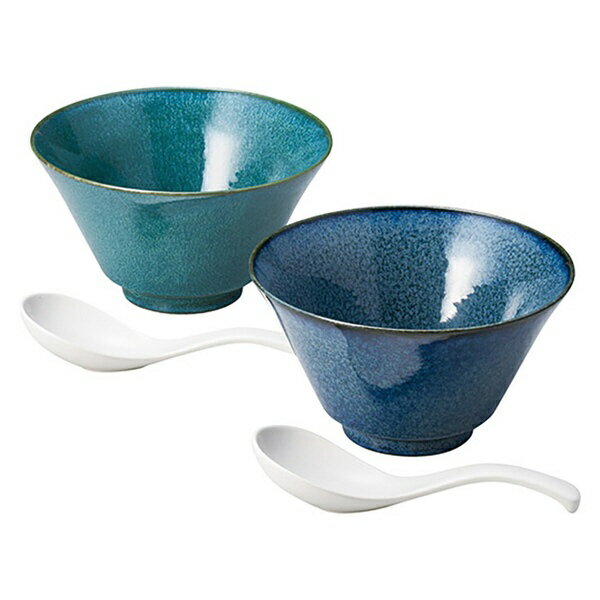 M-mode インスタントの袋麺一杯分がちょうど入る 「インスタン丼」 ラーメン丼 ペアセット （2個入り）..