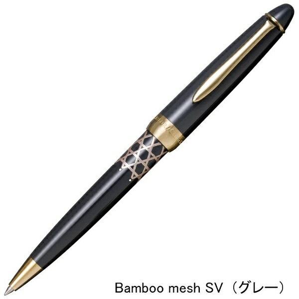 セーラー万年筆｜THE SAILOR PEN Classic Ko 文房蒔絵 ボールペン Bamboo mesh SV [0.7mm] グレー 15-2502-221