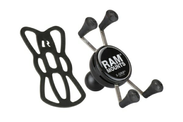 【エントリーで最大全額ポイント還元｜2/5まで】 ラムマウント｜RAM MOUNTS Xグリップ（S）スマホホルダー テザー付 1インチボール RAM-HOL-UN7BU RAM-HOL-UN7BU