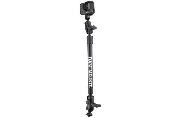 ラムマウント｜RAM MOUNTS GoProマウント＆トラックボールベースセット（全長55.8cmタフポール） 1.5インチボール RAP-354-TRA1-12-A-GOP1 P110-6621