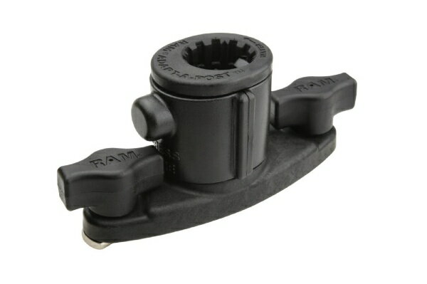 ラムマウント｜RAM MOUNTS スプラインポスト（トラックレール用） リリースボタン付 ダブルTボルト RAP..