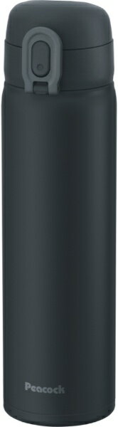 ピーコック｜Peacock ステンレスボトル 0.5L ワンタッチマグタイプ チャコールグレ...