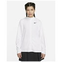 NIKE|ナイキ レディース フルジップ ゴルフトップ Dri-FIT UV アドバンテージ(Mサイズ/ホワイト×ブラック) DX1490【返品交換不可】