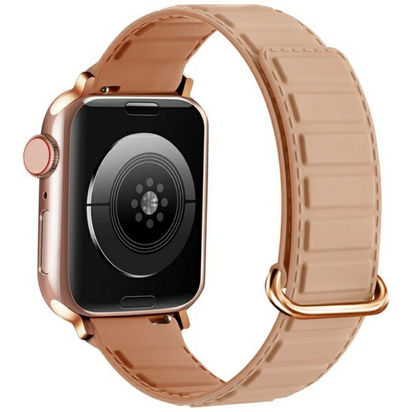 GAACAL|ガーカル Apple Watch(アップルウォッチ)Series 1〜9/SE1〜2 38/40/41mm マグネット式シリコンバンド GAACAL(ガーカル) クリームベージュ W00485PBCA