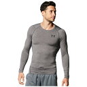 アンダーアーマー|UNDER ARMOUR メンズ UAコールドギアアーマー クルー シャツ (XXLサイズ/CharcoalLightHeather) 1375528(4)