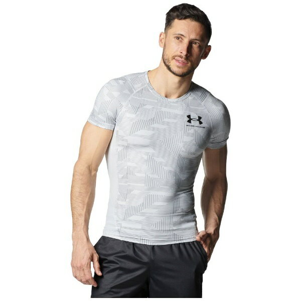 アンダーアーマー｜UNDER ARMOUR メンズ UAアイソチル コンプレッション ショートスリーブシャツ (XXLサイズ/Halo Gray) 1378345【返品交換不可】