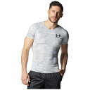 アンダーアーマー｜UNDER ARMOUR メンズ UAアイソチル コンプレッション ショートスリーブシャツ (XXLサイズ/Halo Gray) 1378345【返品交換不可】