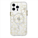 CASEMATE｜ケースメート Case-Mate　iPhone15ProMax対応　Floral Gems - Gold CM051604