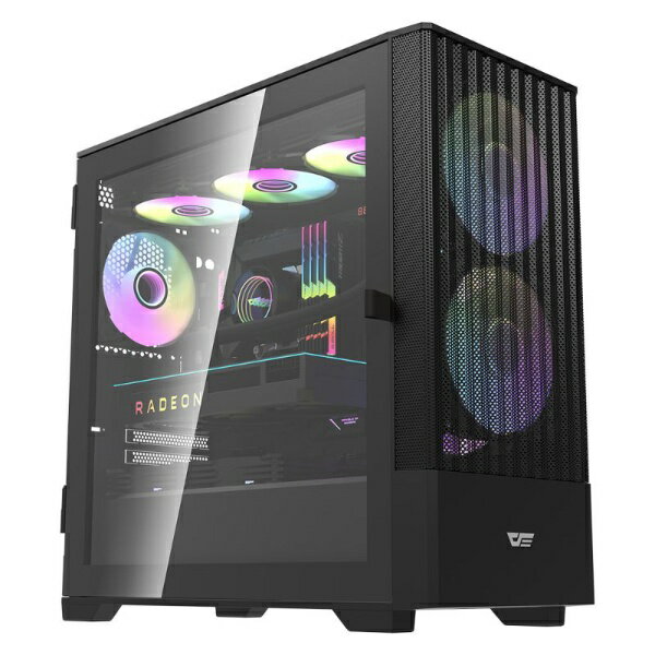 darkFlash｜ダークフラッシュ PCケース Micro ATX /Mini-ITX DK415M BK ブラック