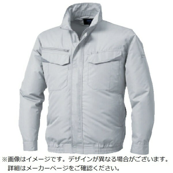 空調服 長袖ブルゾン　シルバー　4L KU92350K30S6