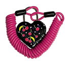徳島双輪 ワイヤー錠 LOVELOCK(3φ×180cm/チェリー)8715