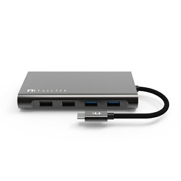 Feeltek｜フィールテック ［USB-C オス→メス カードスロットx2 / HDMIx2 / VGA / LAN / USB-Ax4 / USB-..