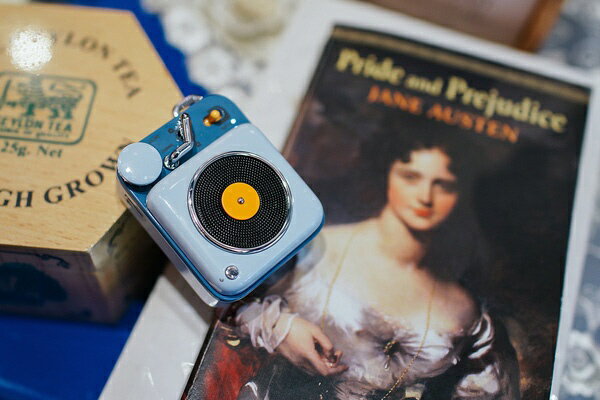 MUZEN｜ミューゼン ブルートゥーススピーカー Button sky blue MW-P1I BLUE [Bluetooth対応] 3