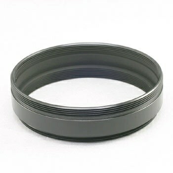 M57サイズのまま12mm延長することが出来ます。非常に軽量なのでバランスを崩すことなく延長することが出来ます。内側の内側の遮光線及び艶消しも万全です。【対物側】M57P0.75オスネジ　【接眼側】M57P0.75メスネジ、M60P0.75...