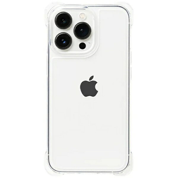 HAMEE｜ハミィ iPhone 13 Pro専用 ULTRA FINE 4つ角ストラップホール付クリアケース クリア 661-053187