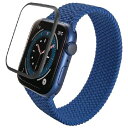 GRbELECOM AbvEHb` KX یtB Apple Watch SE ( 2 / 1 ) / Series 6 / 5 / 4 [ 44mm ] tJo[ \ʍdx10H  t[t wh~ Uh~ CAh~ ubN AW-23DFLGGRJ