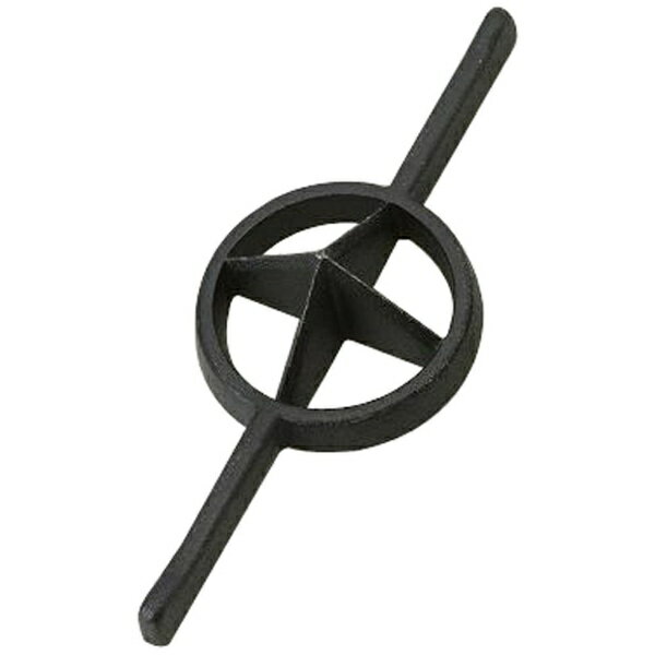 福井 鋳物竹割 4ツ割 12cm